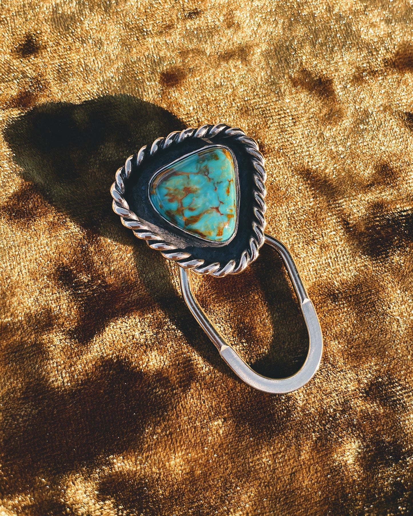 Turquoise Key Ring