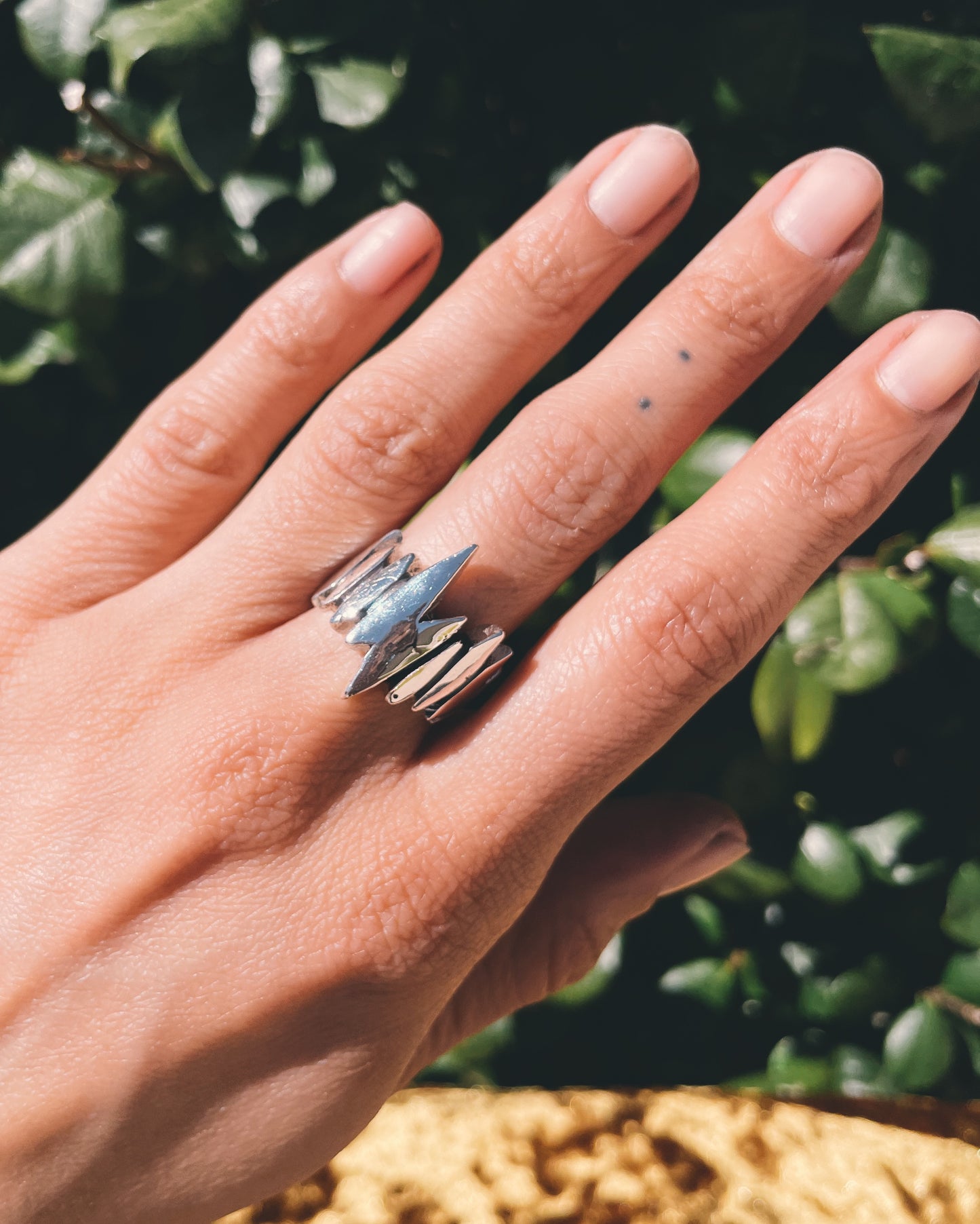 Sterling silver Lightning Bolt Ring