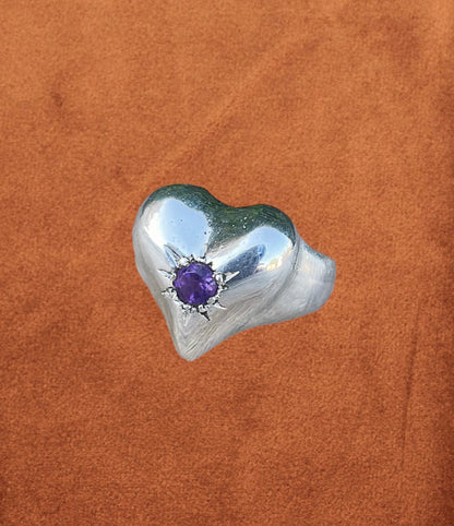 Heartthrob Amethyst ring size 7
