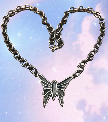 Sterling Silver Butterfly necklace