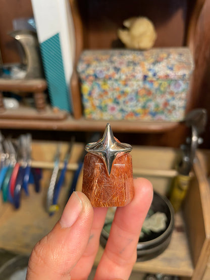 Stardust Sterling silver ring