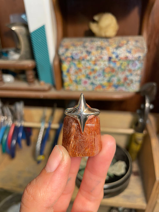 Stardust Sterling silver ring