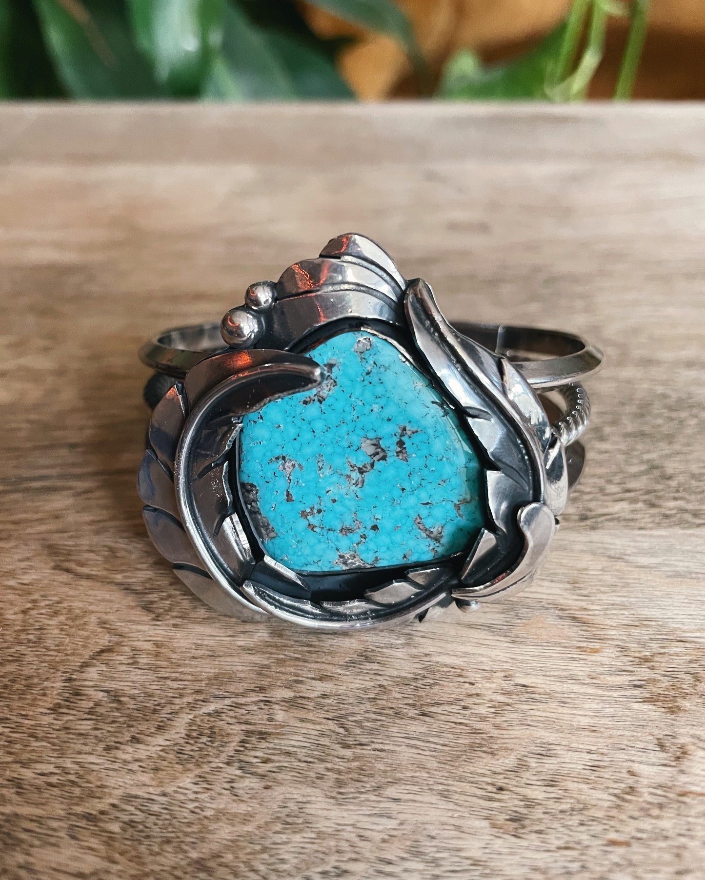 Number 8 Turquoise Cuff