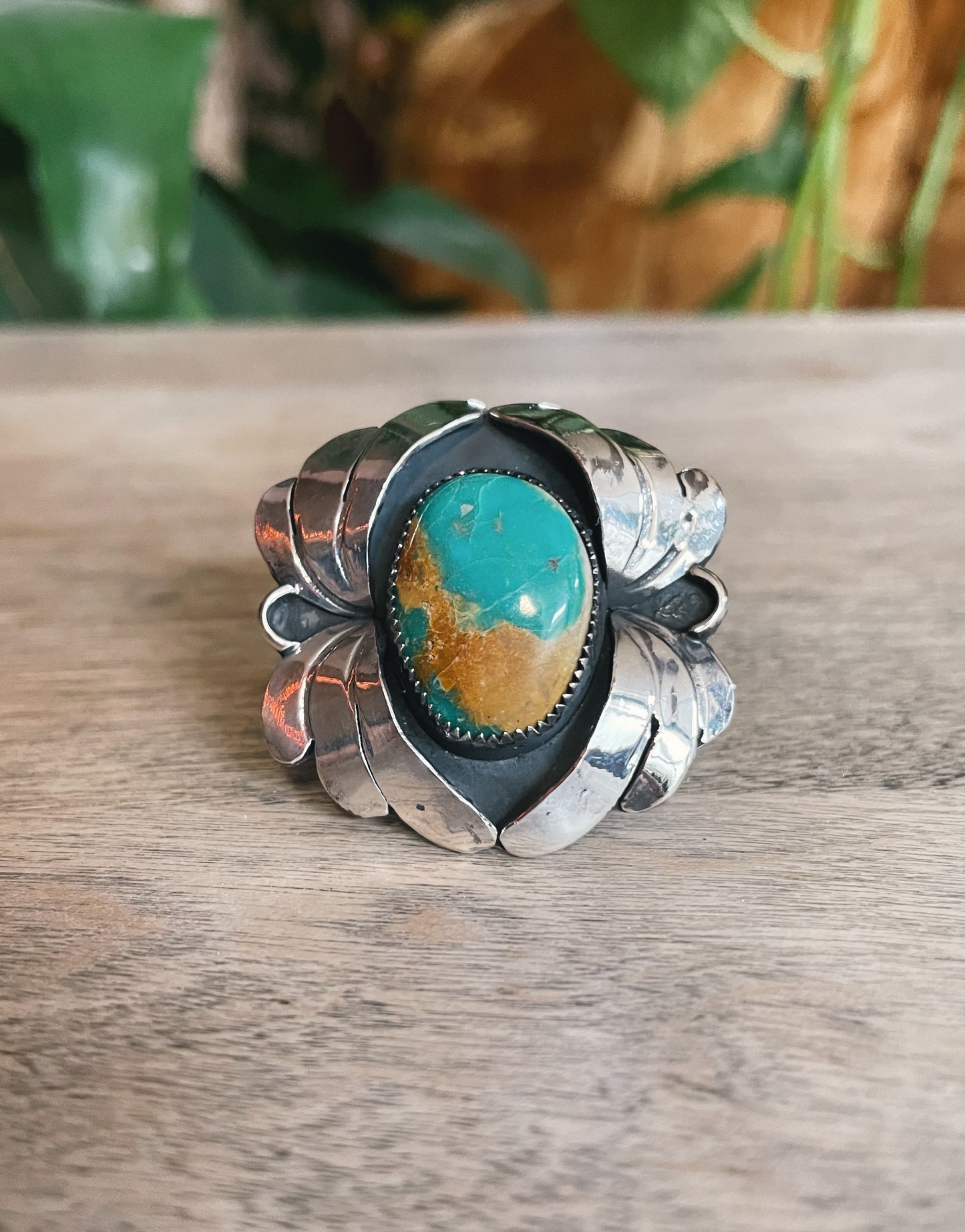 Hachita Turquoise Ring size 7.5