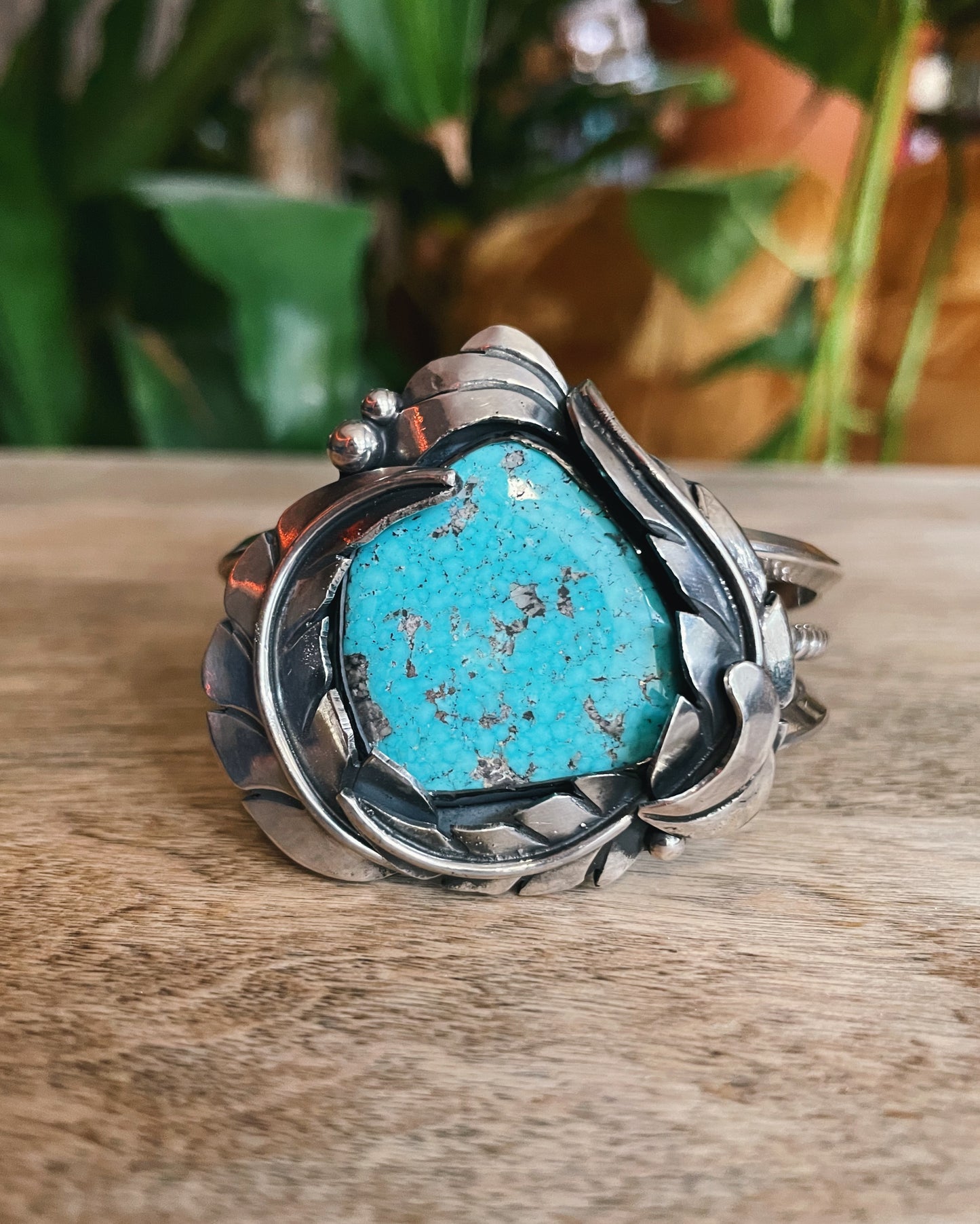 Number 8 Turquoise Cuff