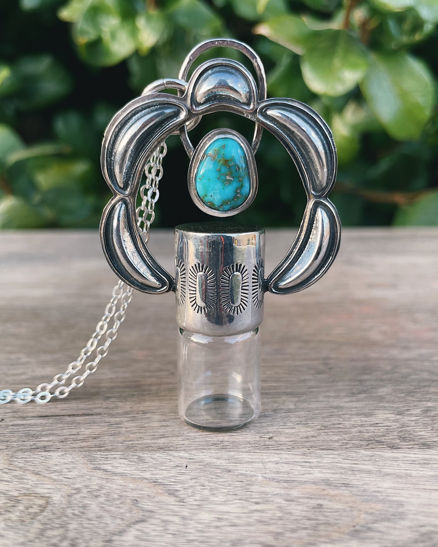 Royston Turquoise, Silver Repousse Rollerball