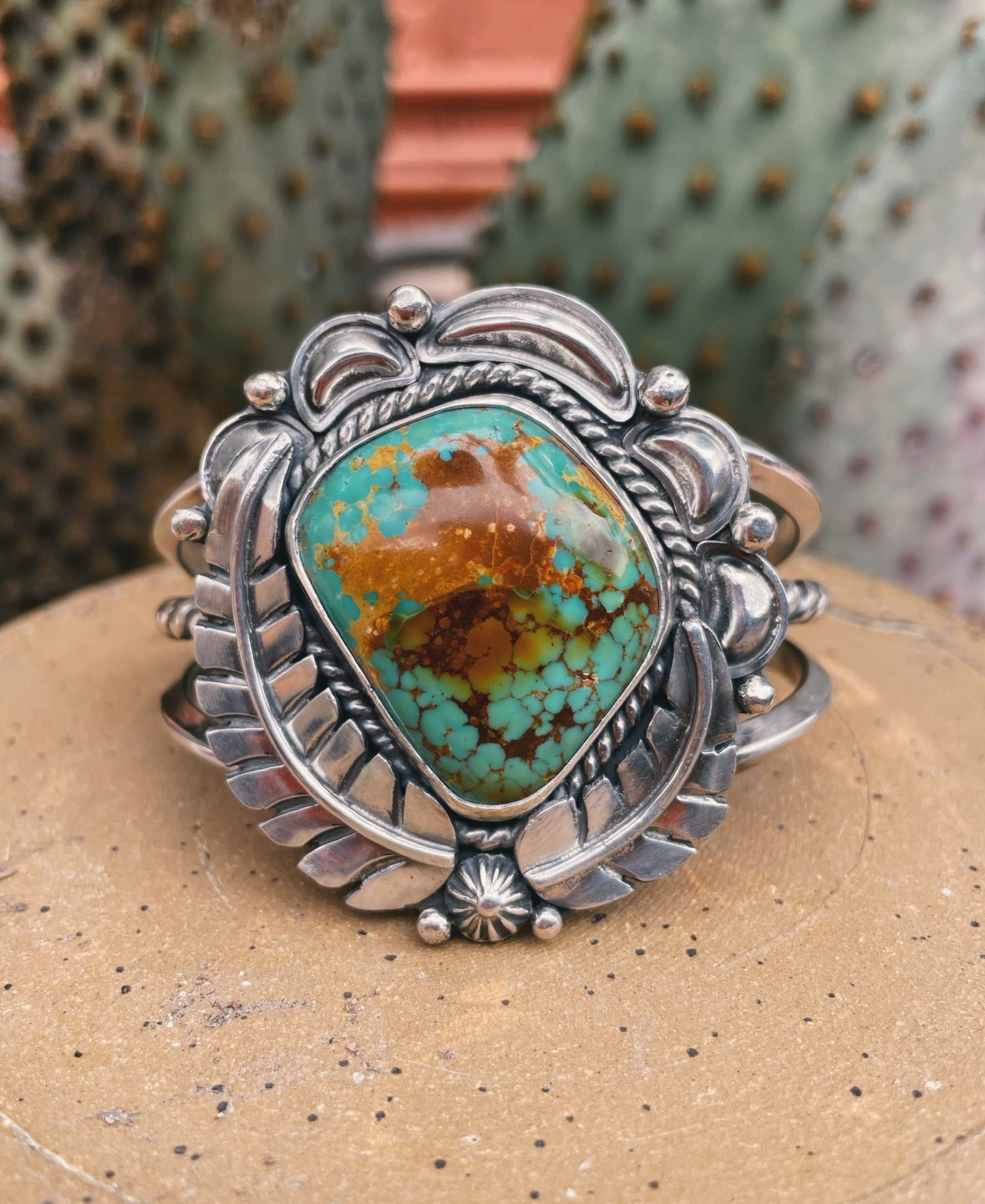 Sterling Silver Cuff - Hachita Turquoise