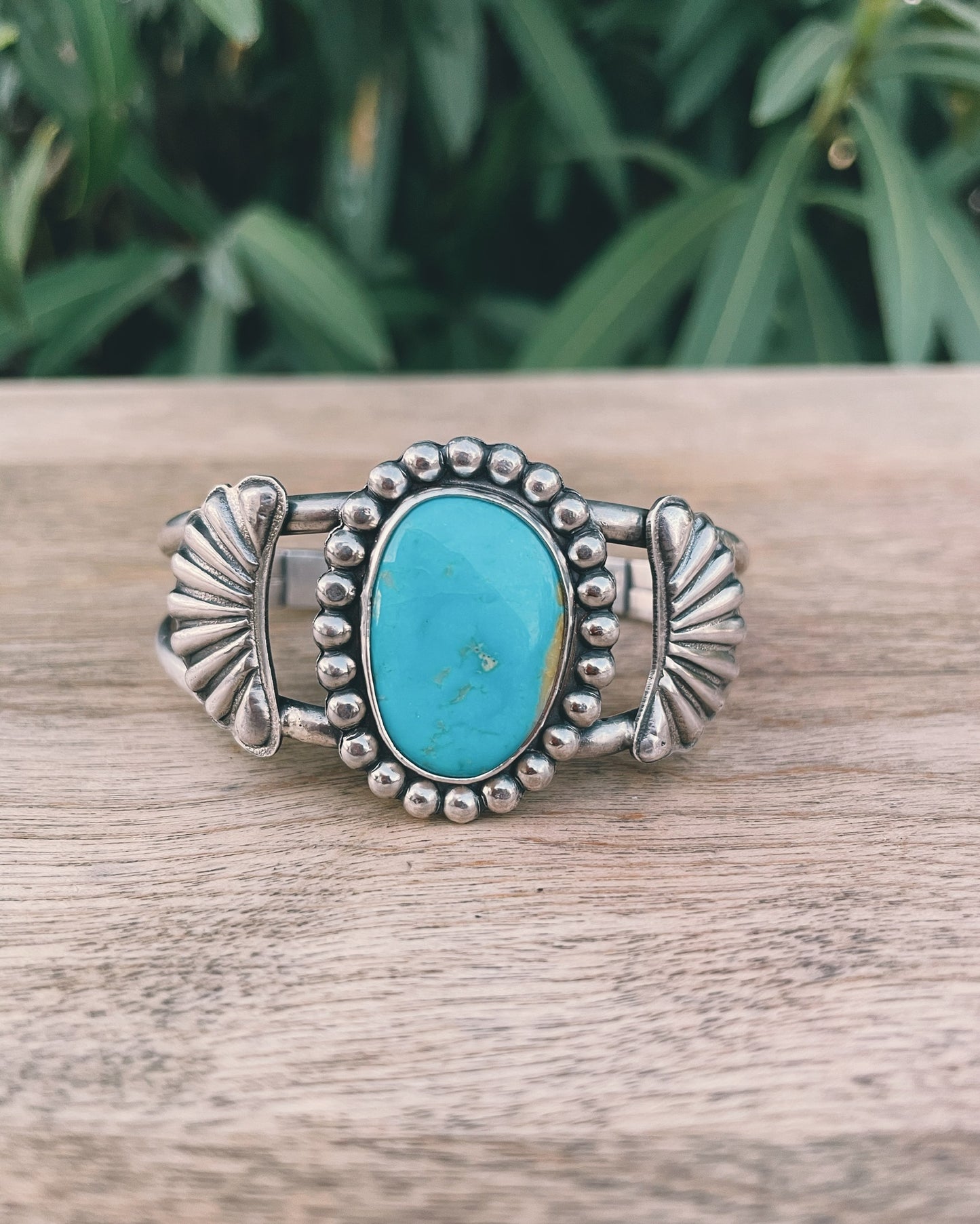 Sterling Silver - Hachita Turquoise Cuff